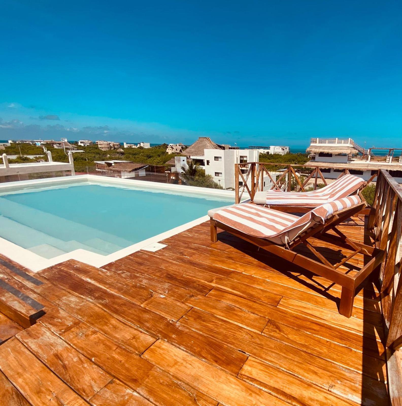 Apartmán Sunsteps Casa Holbox Exteriér fotografie